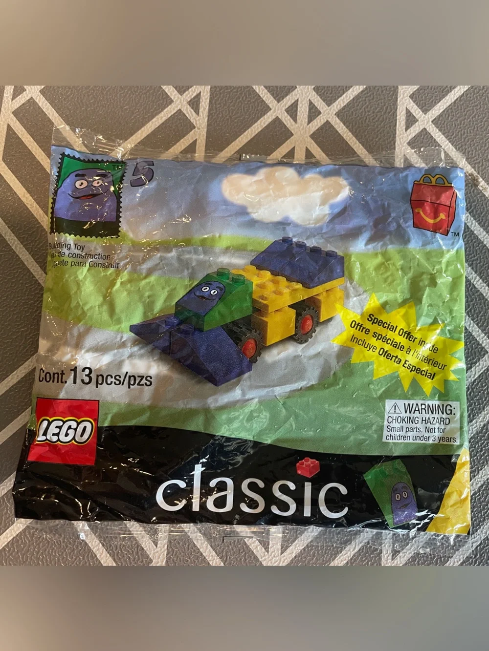 NEW Sealed McDonalds LEGO CLASSIC #5 Grimace & #6 Fry Guy